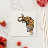 虎 スタンダードカクテルナプキン (インサイチュ)