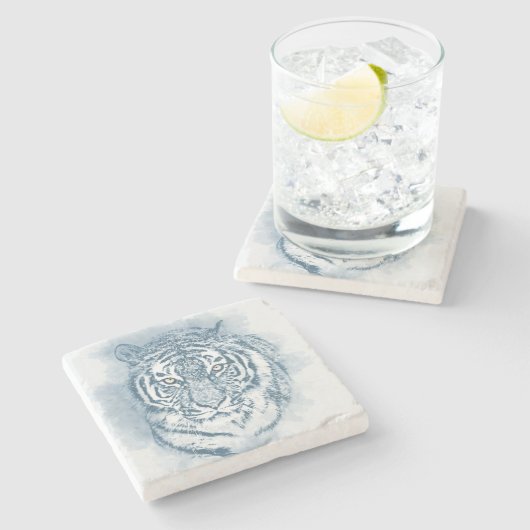 虎 ストーンコースター (横)