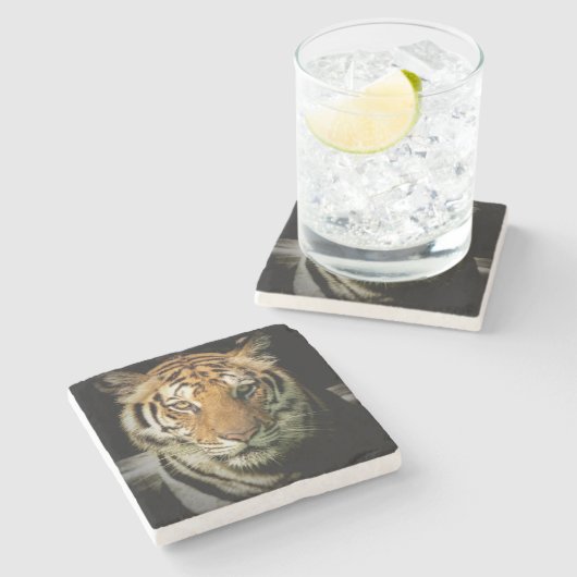 虎 ストーンコースター (横)