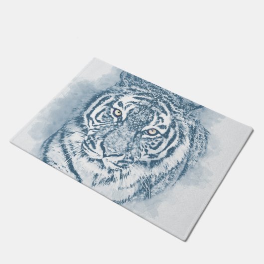 虎 ドアマット (アングル)