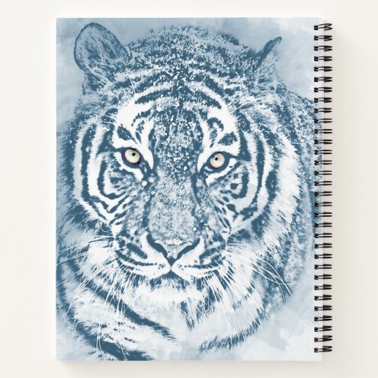 虎 ノートブック (裏面)