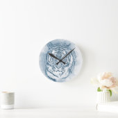 虎 ラウンド壁時計 (ホーム)
