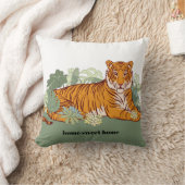 虎、動物のジャングル クッション (ブランケット)