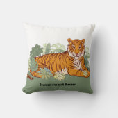 虎、動物のジャングル クッション (正面)