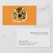 虎 名刺 (正面/裏面)