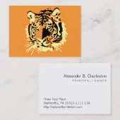 虎 名刺 (正面/裏面)