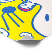 虎，文字，虹，しびれ ポスター (角)