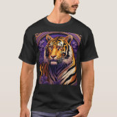虎(紫) Tシャツ (正面)