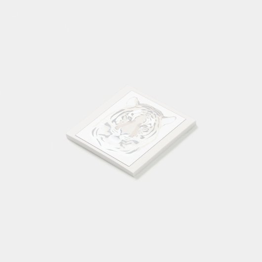 虎、虎の顔、2022年のシンボル ポストイット (アングル)