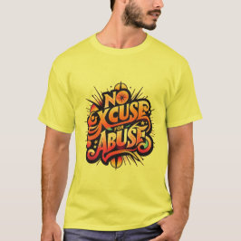 虐待に正当性なし – ドメスティックバイオレンスTシャツ Tシャツ