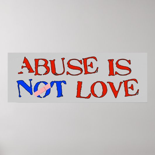 虐待は愛ではない ポスター (正面)