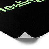 虐待マンダラポスターによる癒し感動的について ポスター (角)