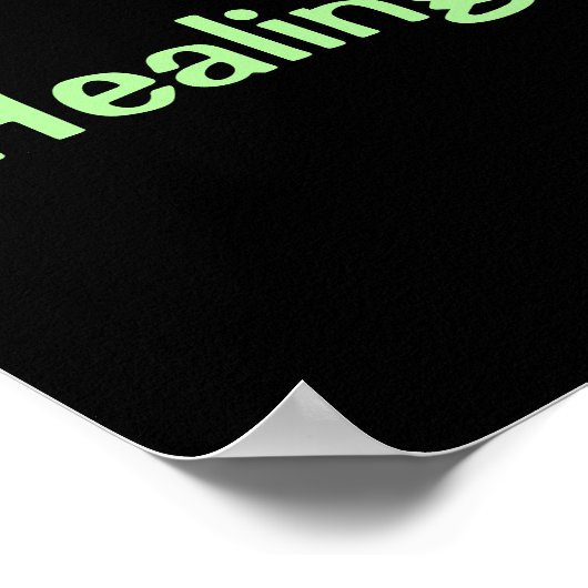 虐待マンダラポスターによる癒し感動的について ポスター (角)