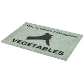 虐殺の野菜 カッティングボード (角)