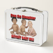 虐殺ストップ メタルランチボックス (正面)