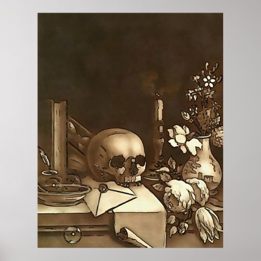 虚栄心に満ちた黒い輪郭アートの全て ポスター (正面)