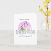 虚栄心のよいにおいカード カード (黄色い花)