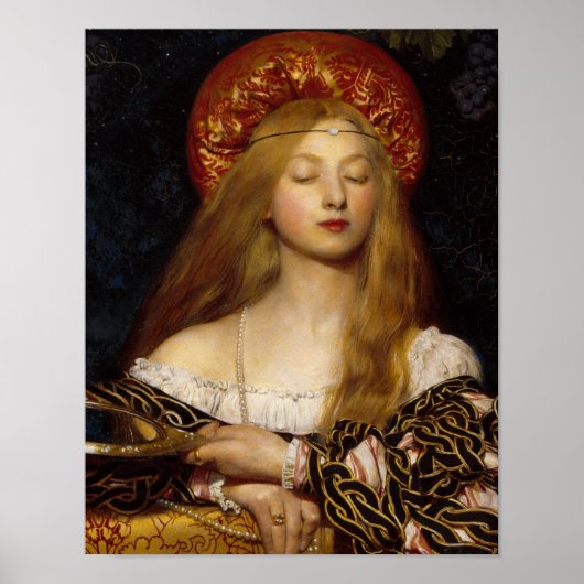 虚栄心 – 中世の少女 ポスター (正面)