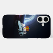 虚空のハイパーカー - 超現実的なスーパーカーとブラックホール Case-Mate iPhoneケース (裏面 (横))
