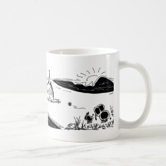 虫およびカテドラルを持つろばそして象 コーヒーマグカップ