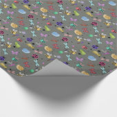 虫および昆虫 ラッピングペーパー (角)