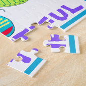 虫お洒落好きな子どもの虫アート ジグソーパズル (側面)