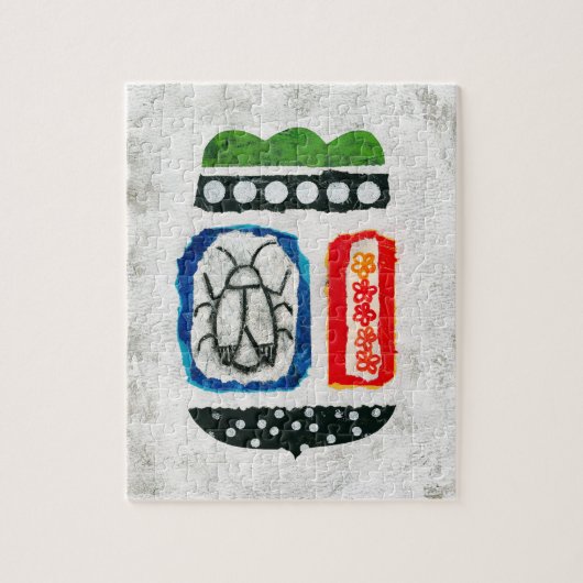 虫が可愛いジグソーパズル-抽象芸術アート ジグソーパズル (縦)