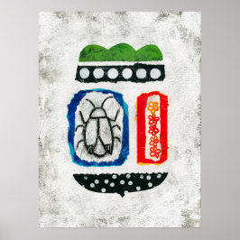 虫が可愛いポスターウォールアート – 抽象芸術アート ポスター