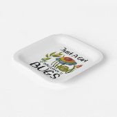 虫が好きな女の子だ ペーパープレート (傾斜あり)