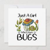 虫が好きな女の子だ 招待状 (正面)