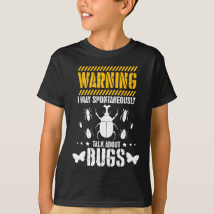 虫が好きな昆虫おもしろい昆虫学者 Tシャツ