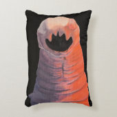 虫だらけ鉤虫の枕 アクセントクッション (正面(垂直))