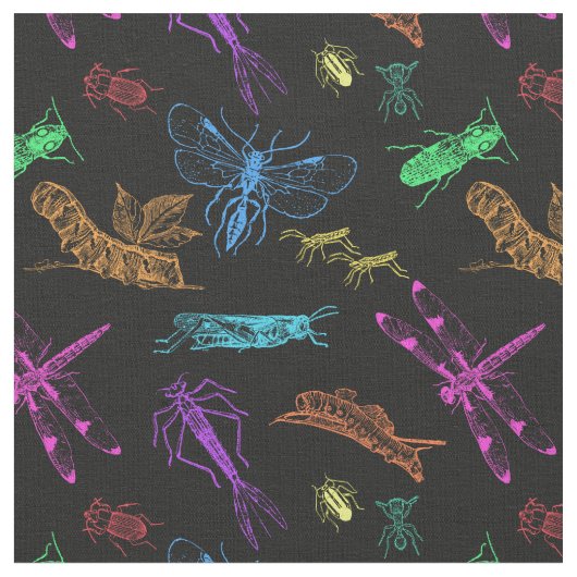 虫だ！ ファブリック (クローズアップ)