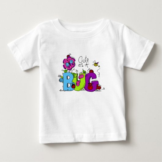 虫としてかわいい ベビーTシャツ (正面)