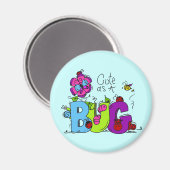 虫としてかわいい マグネット (正面/裏面)