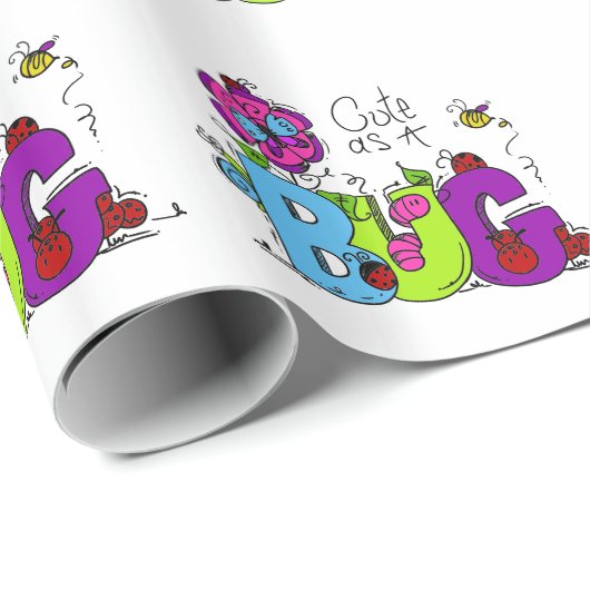 虫としてかわいい ラッピングペーパー (ロールコーナー)