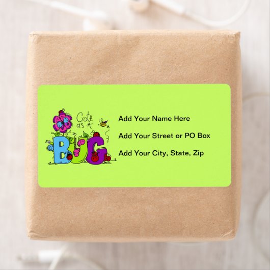 虫としてかわいい ラベル (インサイチュ)