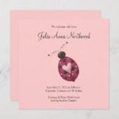 虫としてかわいい · Ceriseてんとう虫 案内状 (正面/裏面)