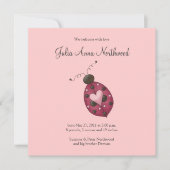 虫としてかわいい · Ceriseてんとう虫 案内状 (正面)