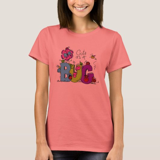 虫としてかわいい Tシャツ (正面)