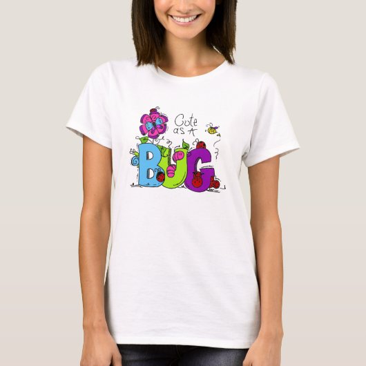 虫としてかわいい Tシャツ (正面)