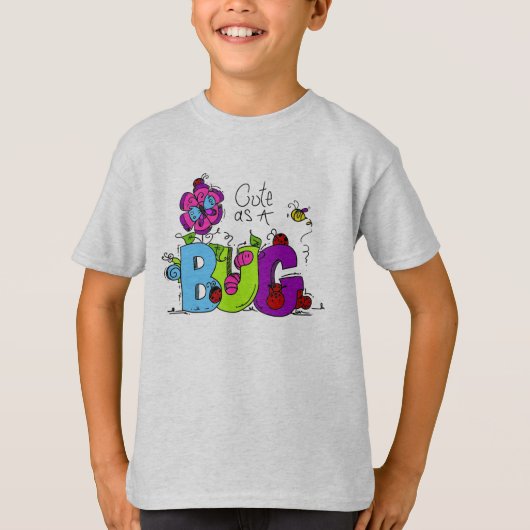 虫としてかわいい Tシャツ (正面)