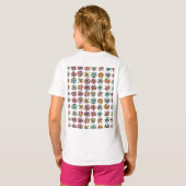 虫と花粉授粉者 Tシャツ (裏面フル)