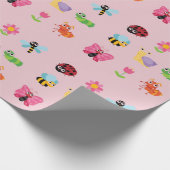 虫と花 ラッピングペーパー (角)