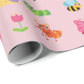 虫と花 ラッピングペーパー (ロールコーナー)