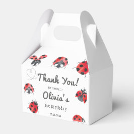 虫と虫のヴィンテージ男の子の誕生日パーティー フェイバーボックス