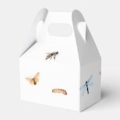 虫と虫のヴィンテージ男の子の誕生日パーティー フェイバーボックス (裏面サイド)