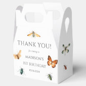 虫と虫のヴィンテージ男の子の誕生日パーティー フェイバーボックス (オープン)