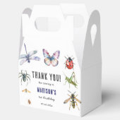 虫と虫のヴィンテージ男の子の誕生日パーティー フェイバーボックス (オープン)