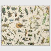 虫と虫 ラッピングペーパー (フラット)